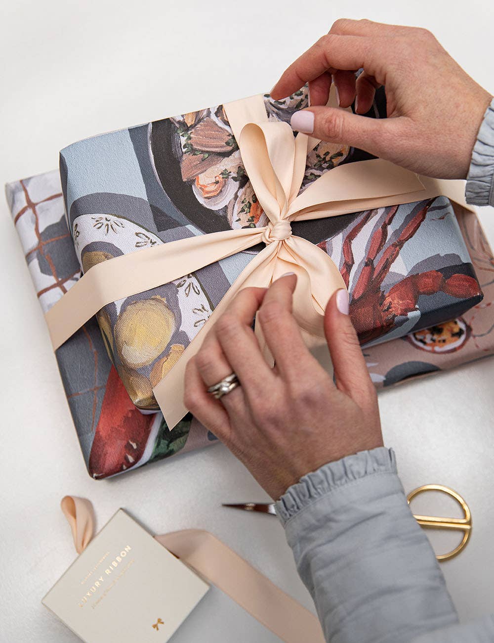 Bespoke Letterpress - Ballet Slipper Luxury Satin Ribbon