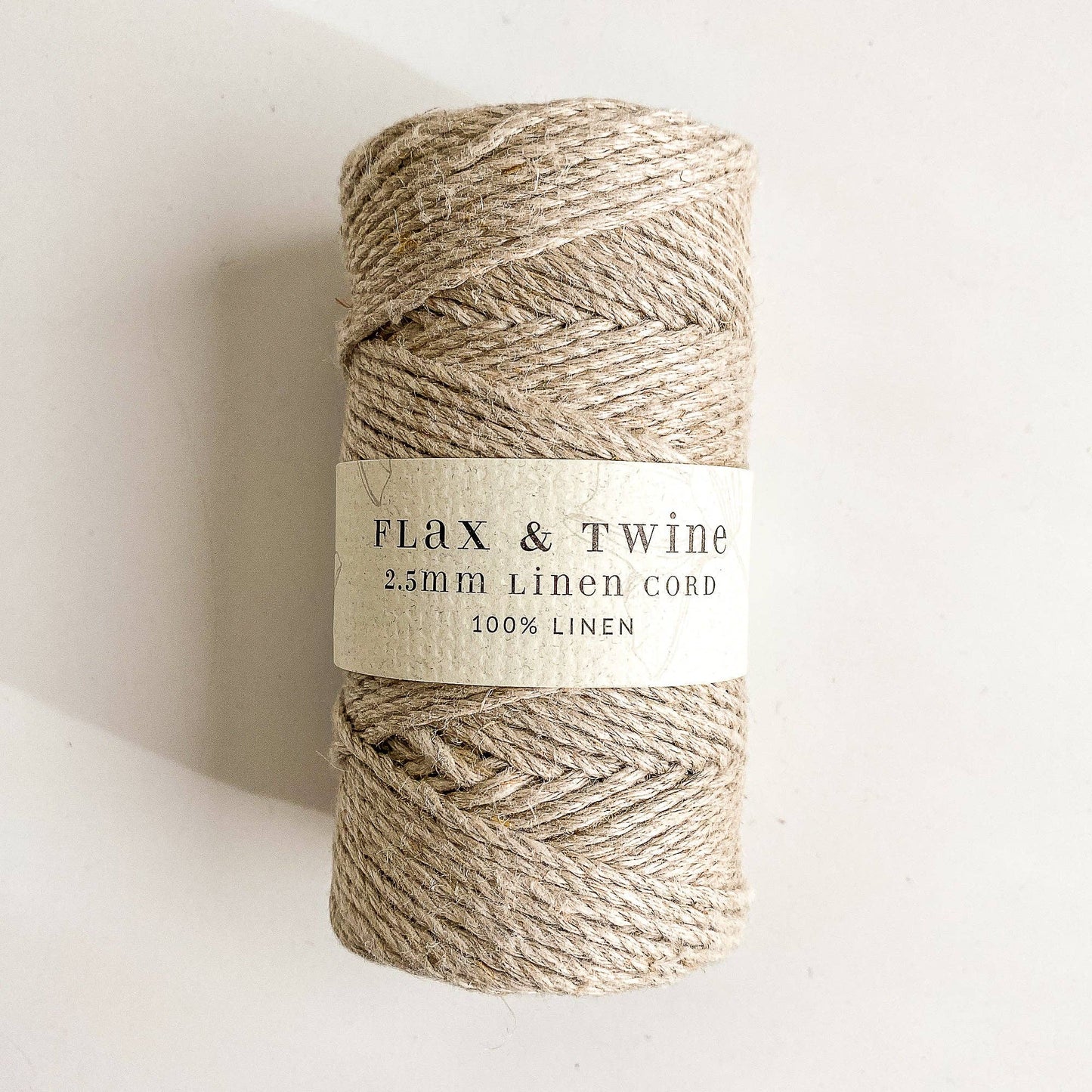 Flax & Twine Linen Cord: 2mm