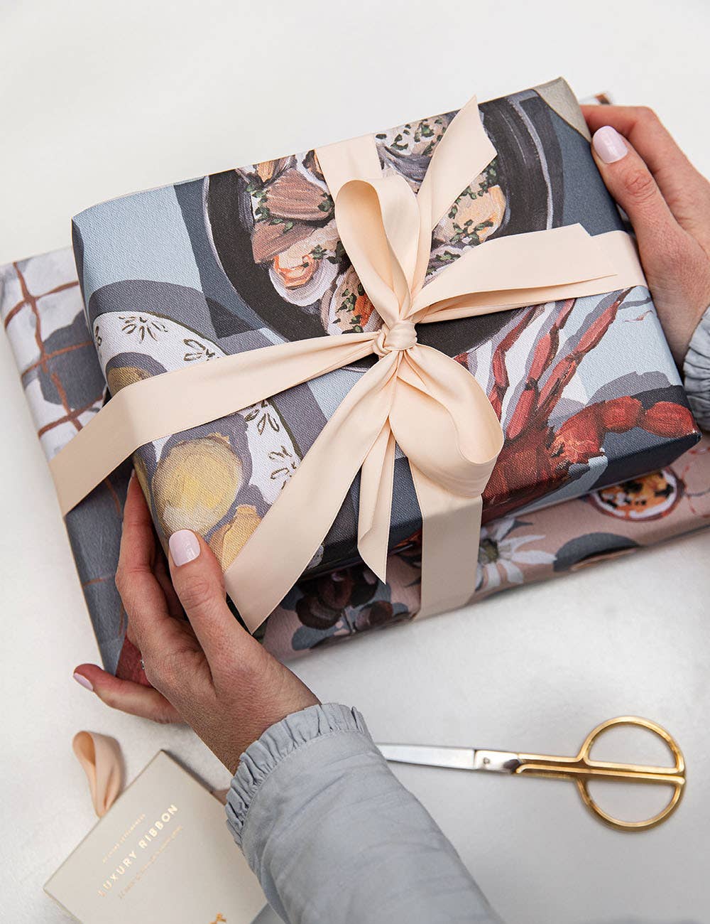 Bespoke Letterpress - Ballet Slipper Luxury Satin Ribbon