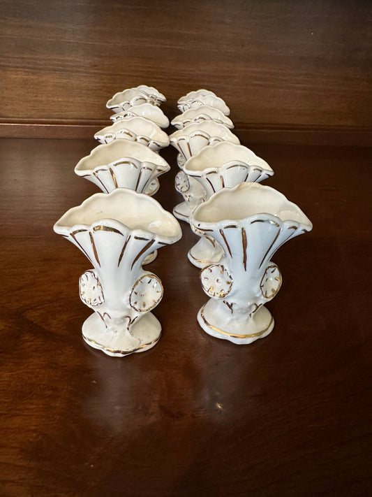 Antique Limoges Church Vases - Set of 12