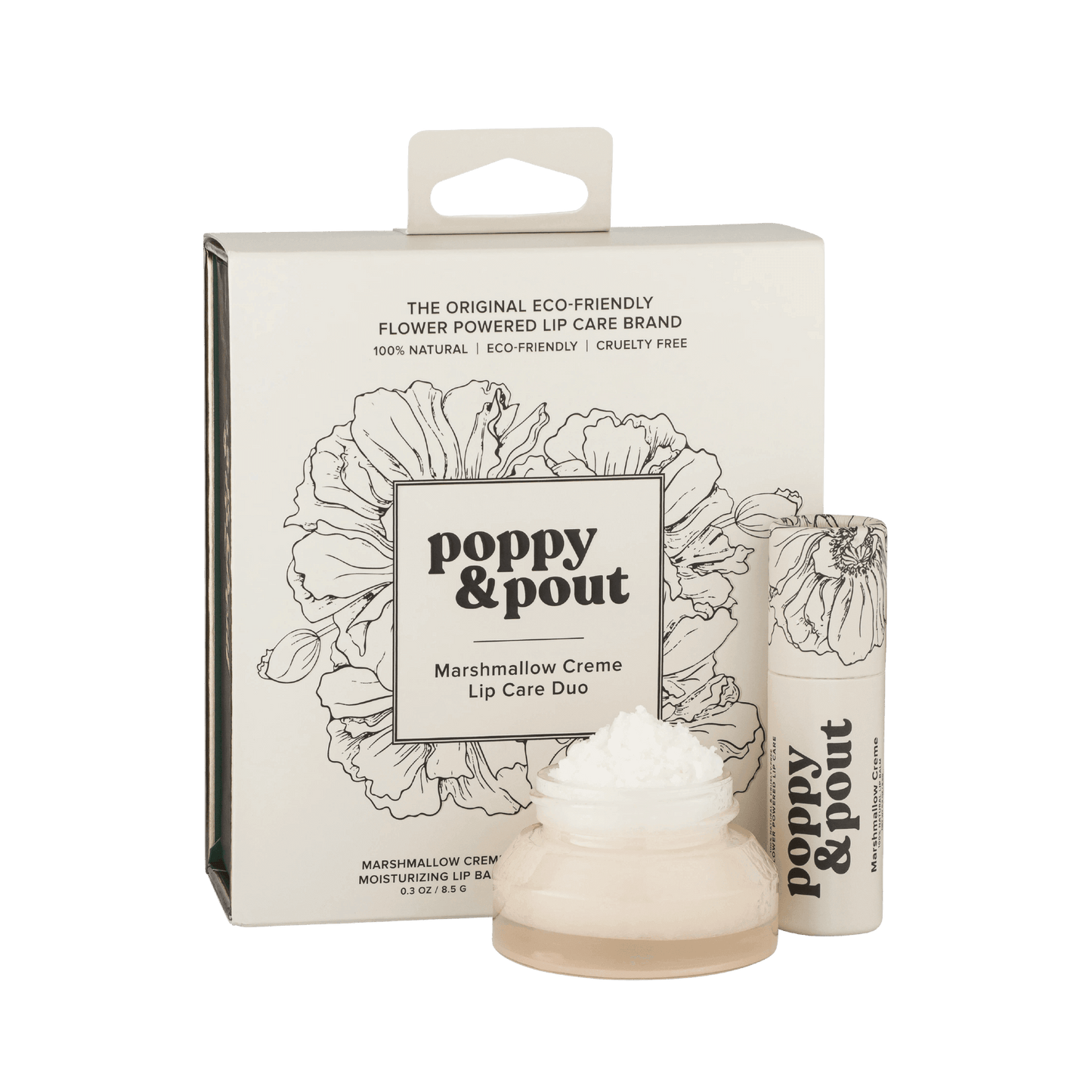 Poppy & Pout - Lip Care Duo, Marshmallow Creme