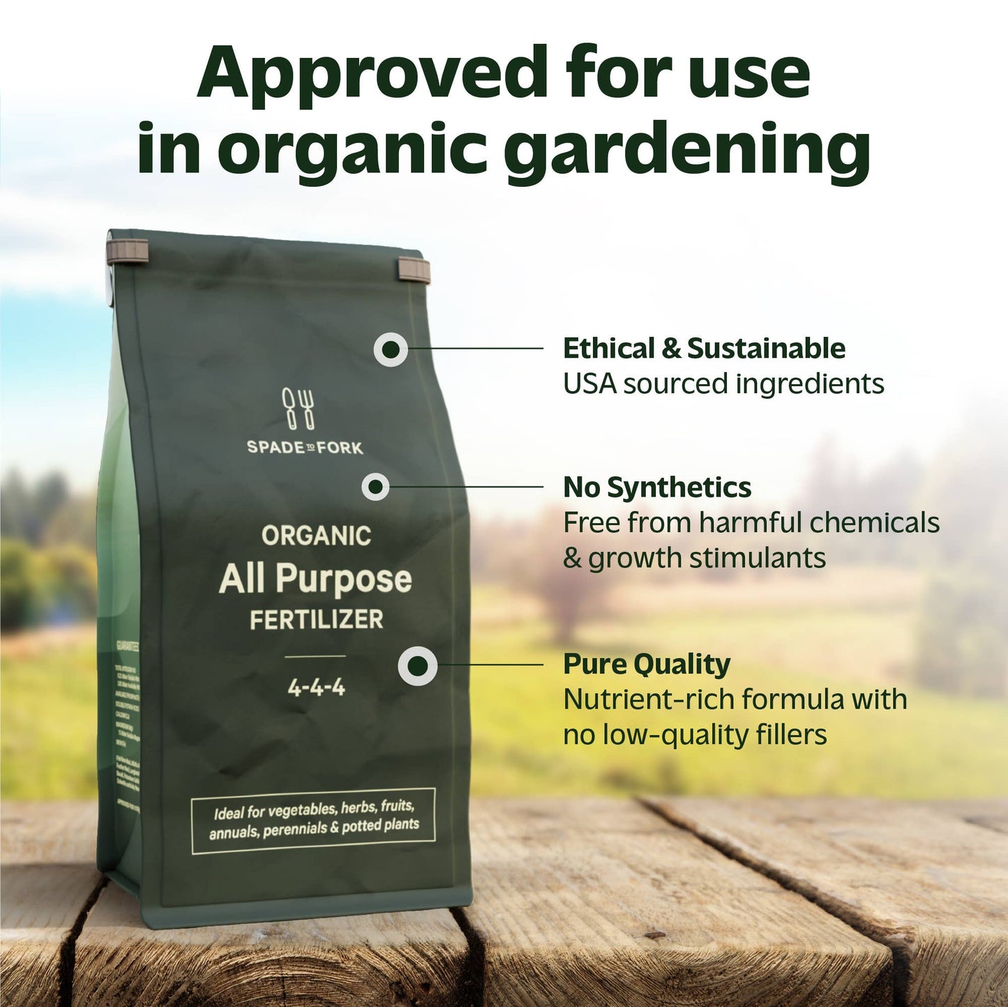 Spade To Fork - Organic All-Purpose Fertilizer