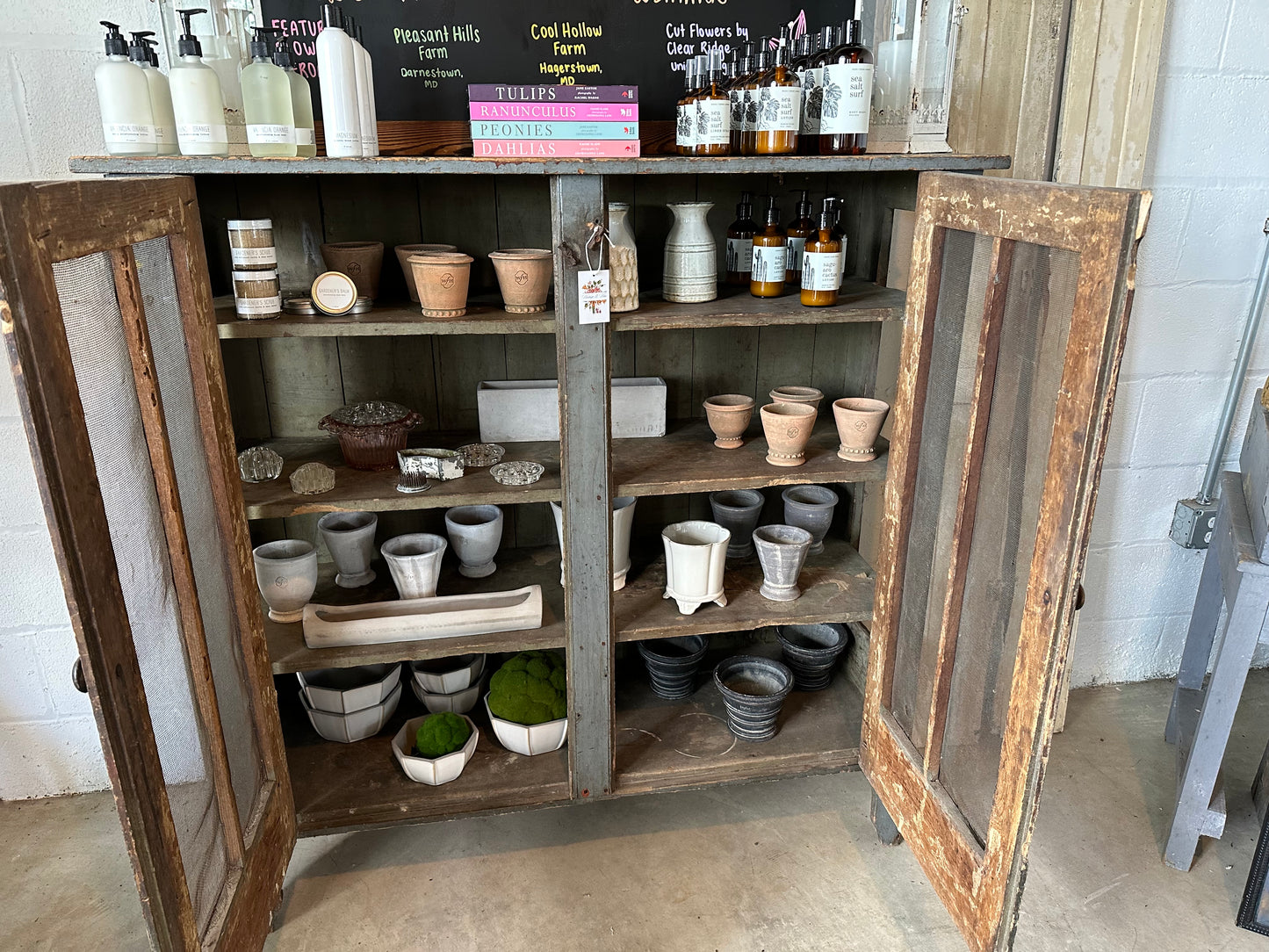 Vintage Pie Cabinet