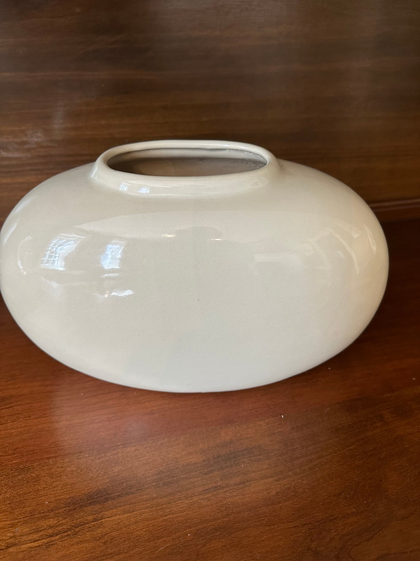 Cream Haeger Vase