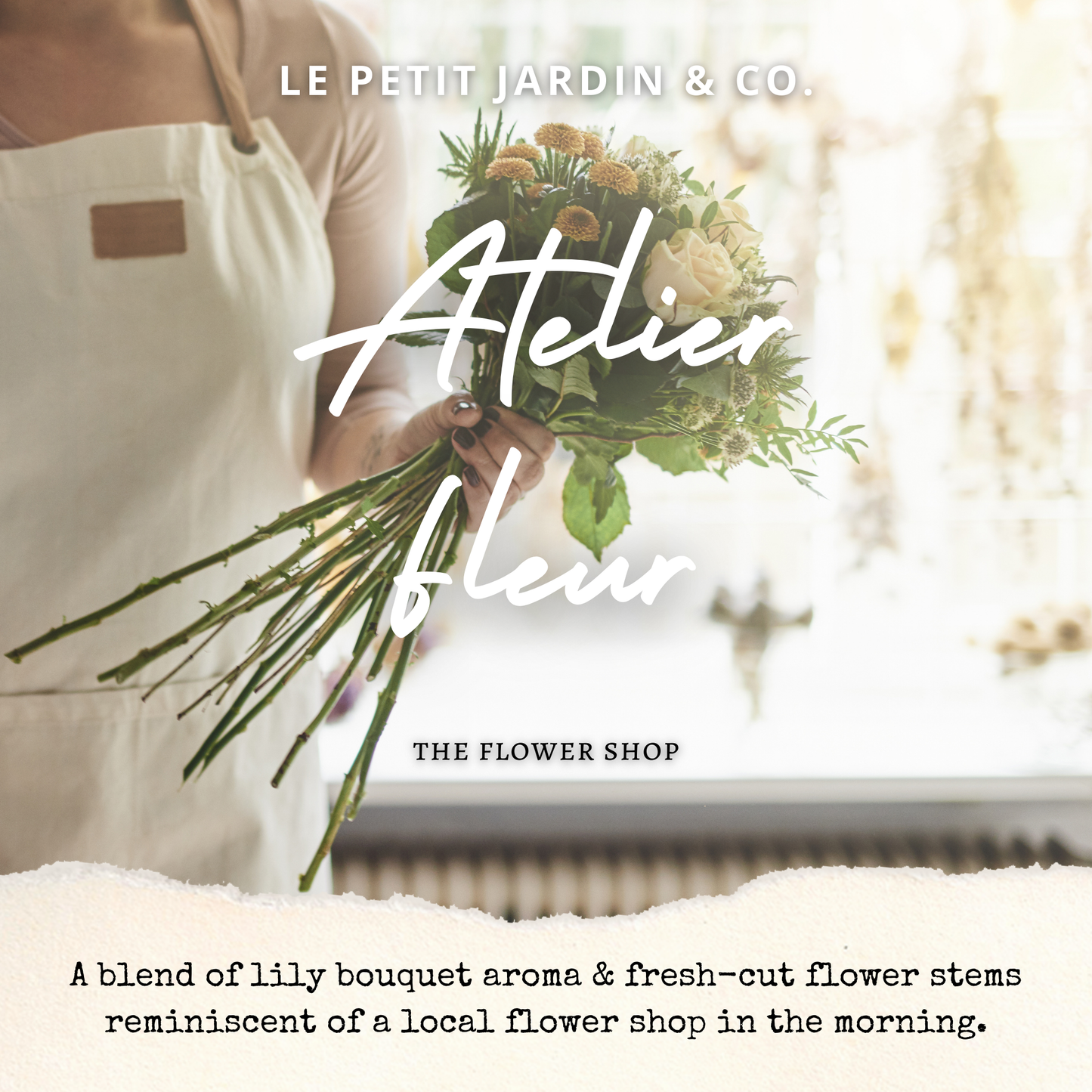 Le Petit Jardin & Co. - The Flower Shop Reed Diffuser w/ Lavender & Eucalyptus