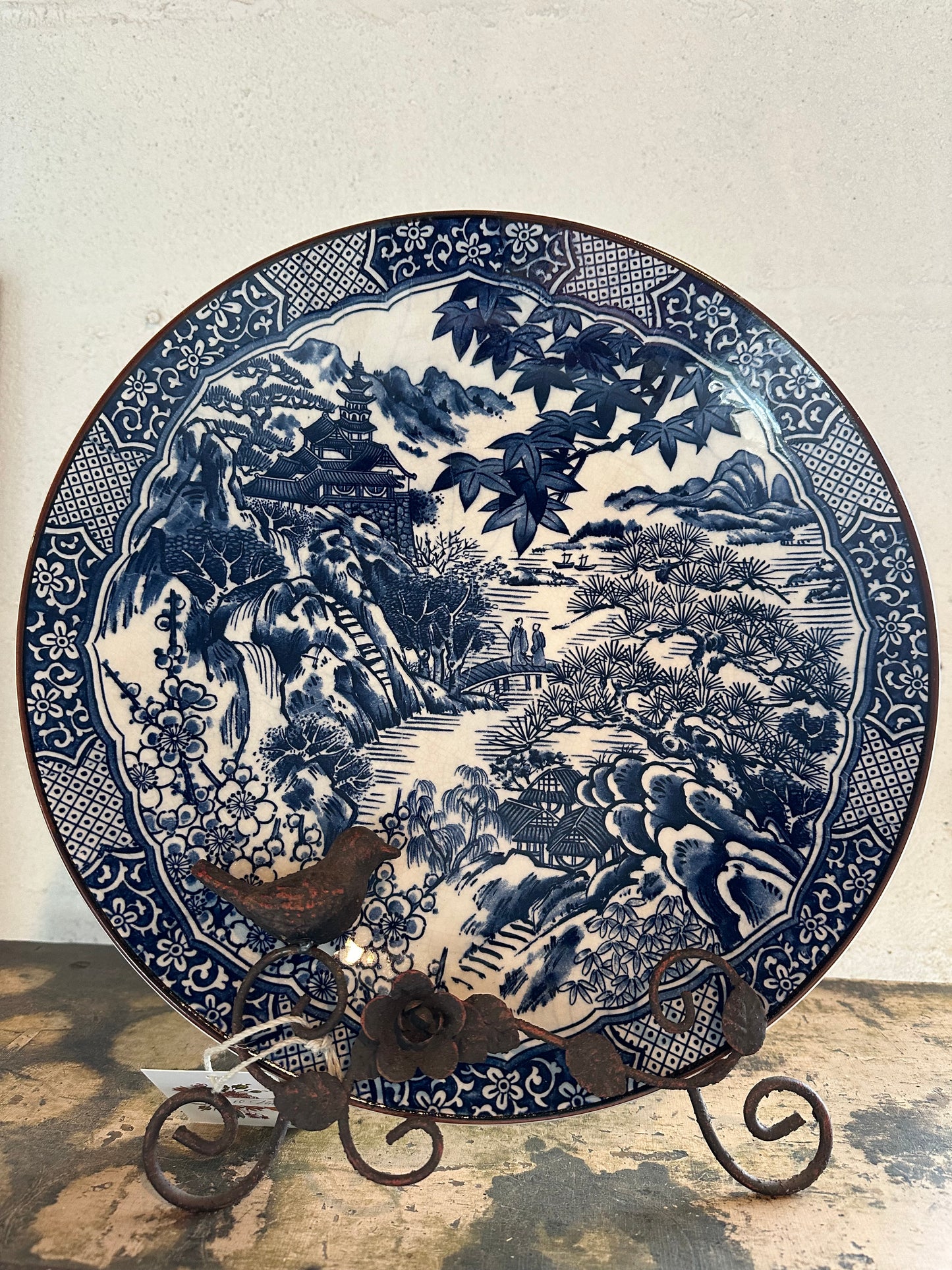 Vintage Japanese Porcelain Plate