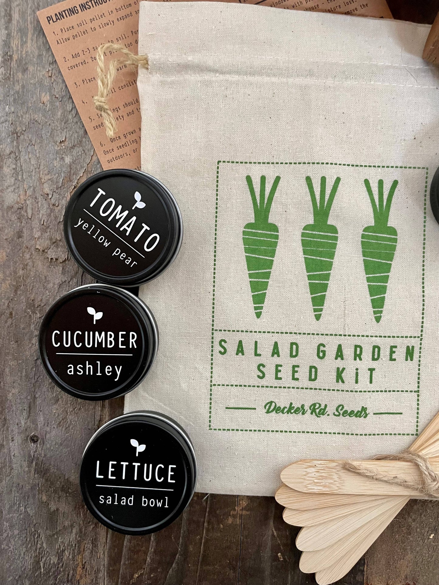 Decker Rd. Seeds - Salad Garden Kit