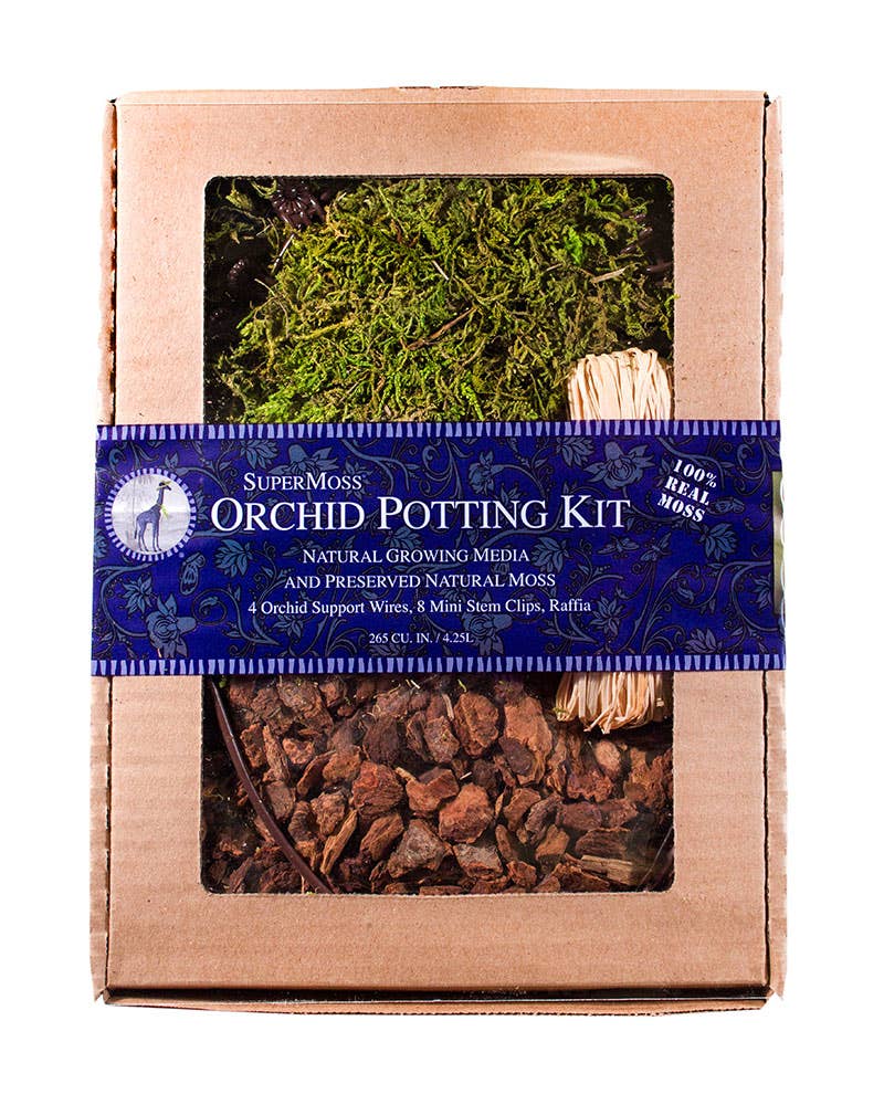 Orchid Potting Kit, Mountain Moss Preserved