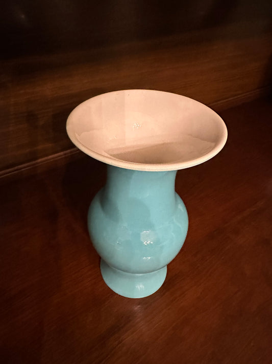 Very Rare Gladding McBean Franciscan Turquoise Vase