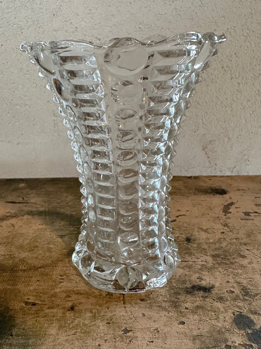 Petite Vintage Anchor Hocking Glass Vase