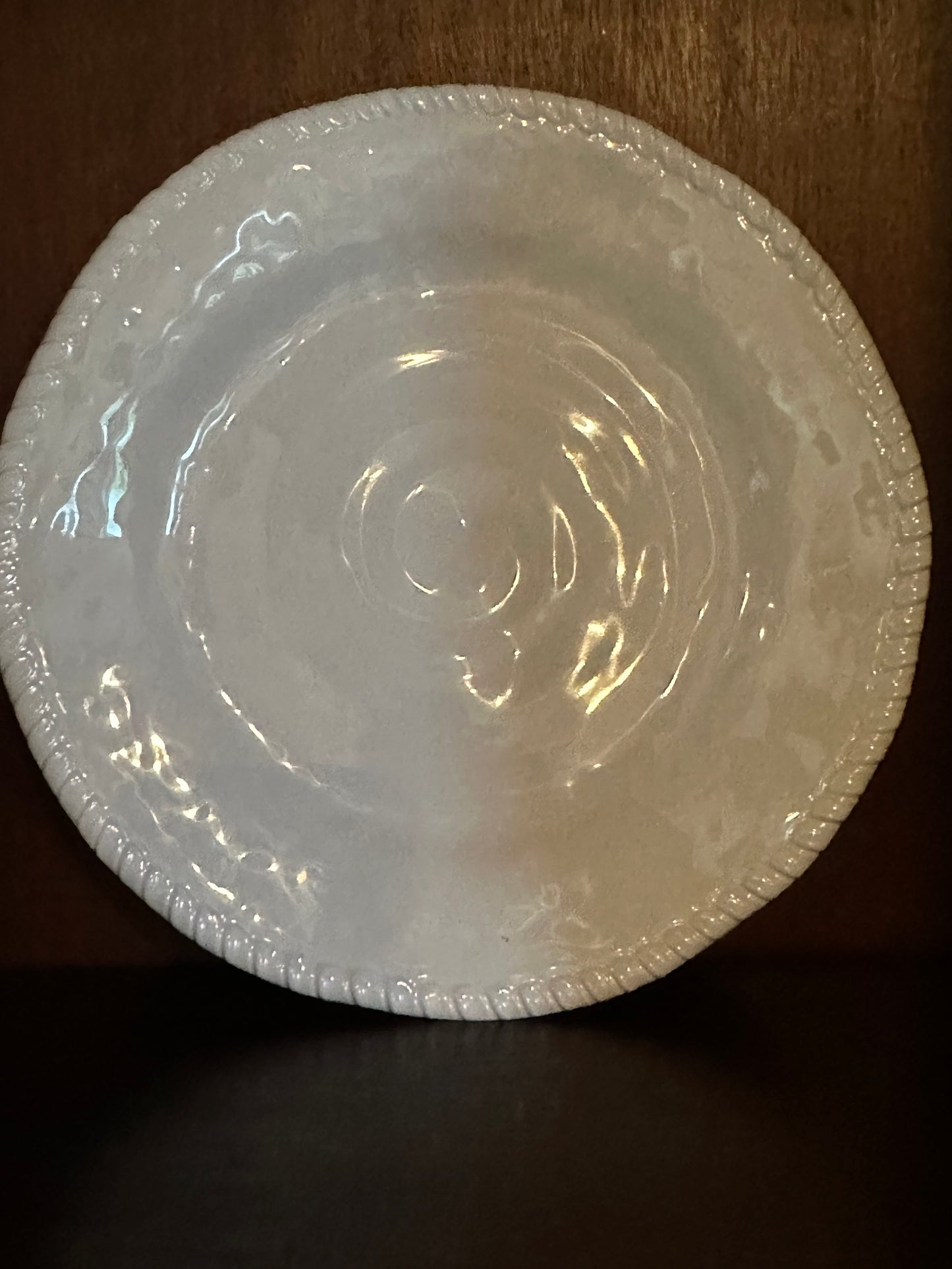 White Melamine Plate