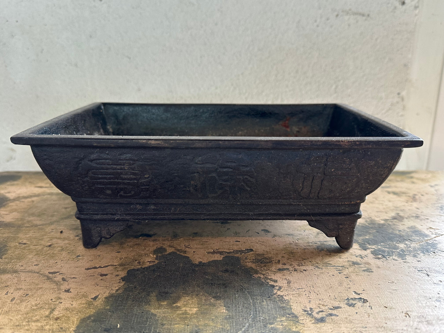 Japanese Bronze Bonsai Planter