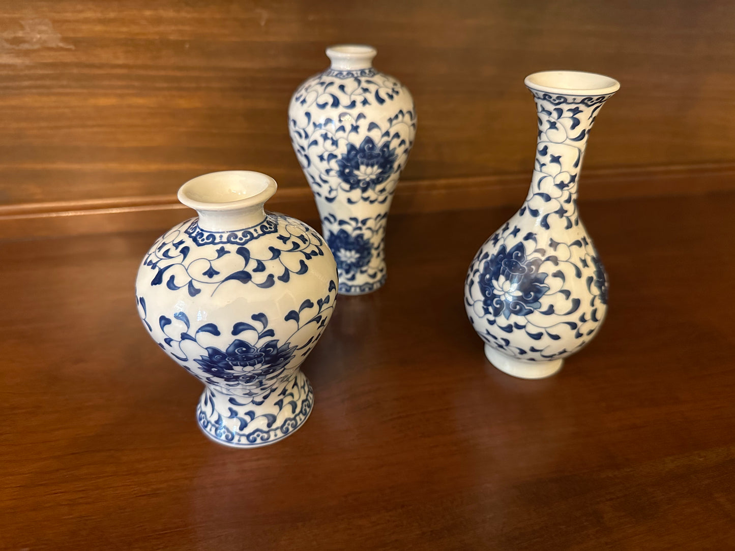 Chinoiserie Bud Vases