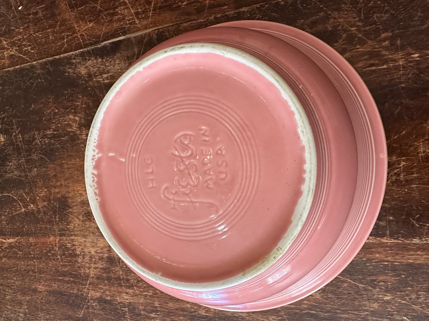 Fiesta Rose Pink Covered Casserole Dish