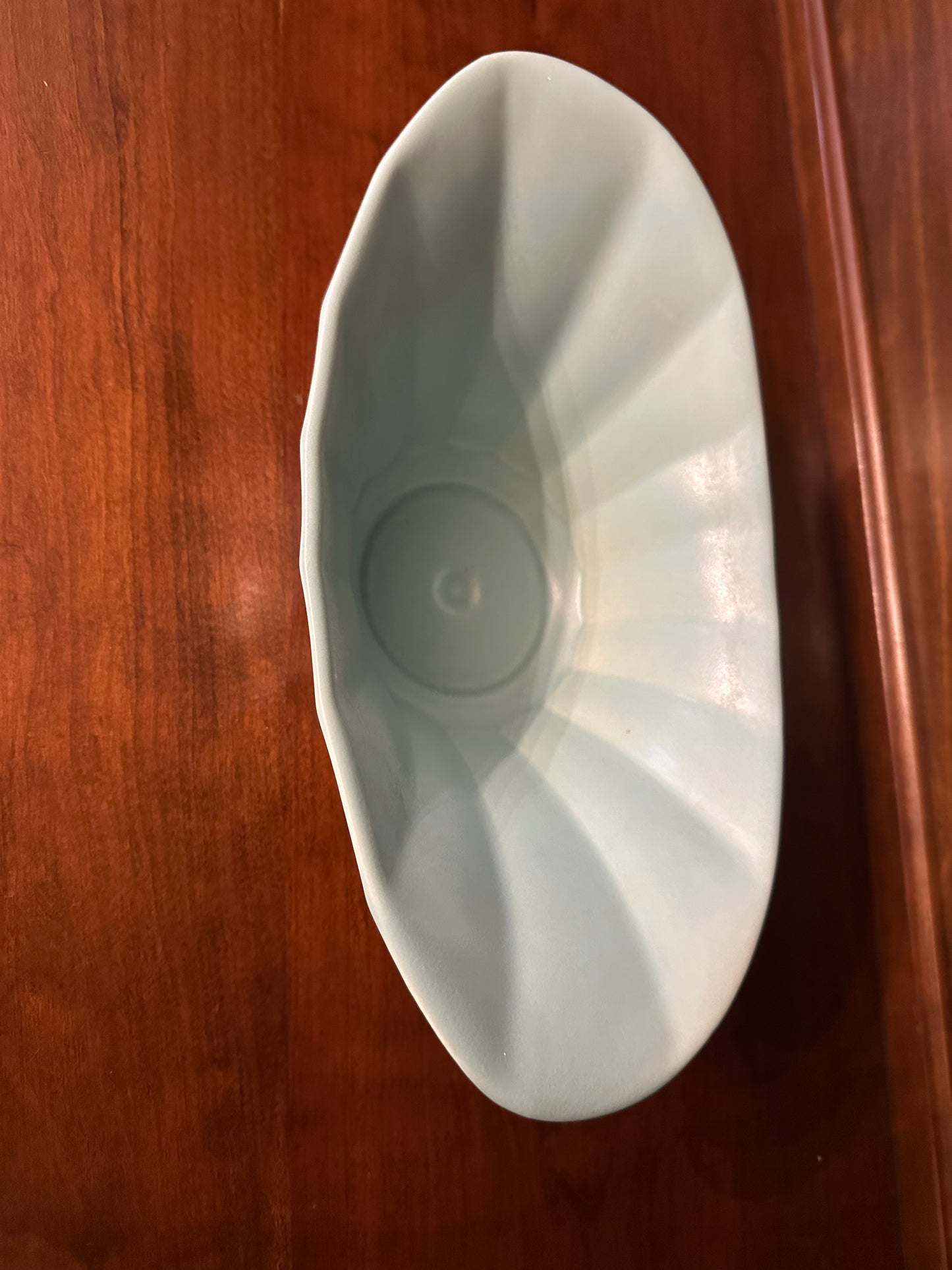 1940’s Hyalyn Console Bowl Seafoam Green