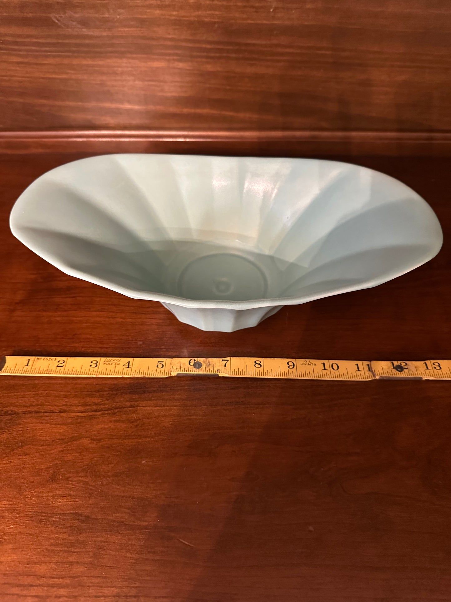 1940’s Hyalyn Console Bowl Seafoam Green