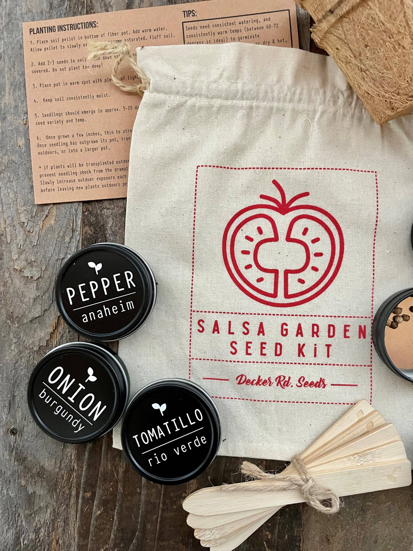 Decker Rd. Seeds - Salsa Garden Kit