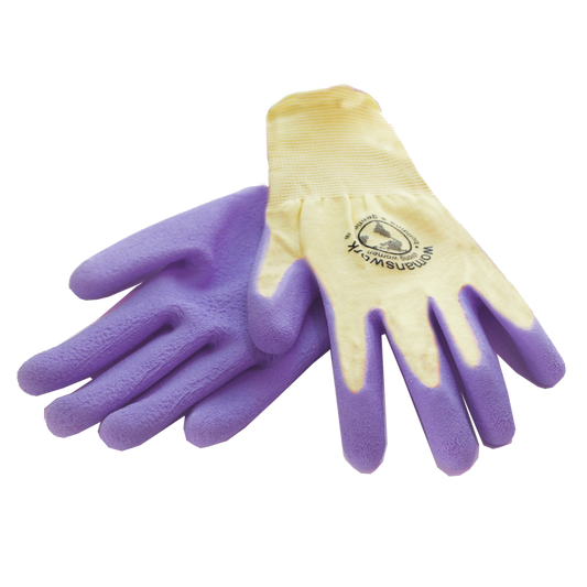 Womanswork - Women's Weeder Garden Gloves: Purple / Small